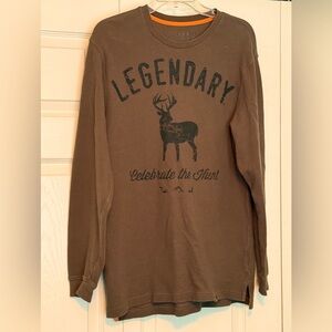Legendary Whitetails Brown Graphic Sweatshirt